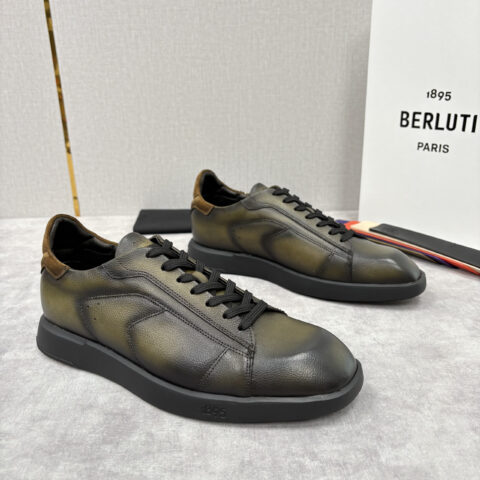 BERLUTI Stellar Scritto刺青手绘图纹休闲运动鞋