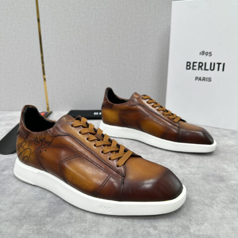 BERLUTI Stellar Scritto刺青手绘图纹休闲运动鞋