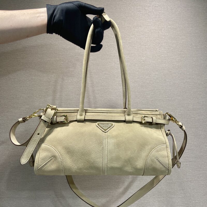 PRADA LusSolf磨砂皮🎉1BA426新色