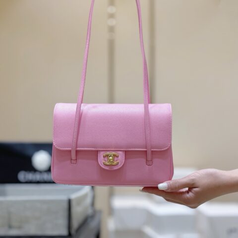 CHANEL 26P Preppy coco包王👜 AS613 粉色小号