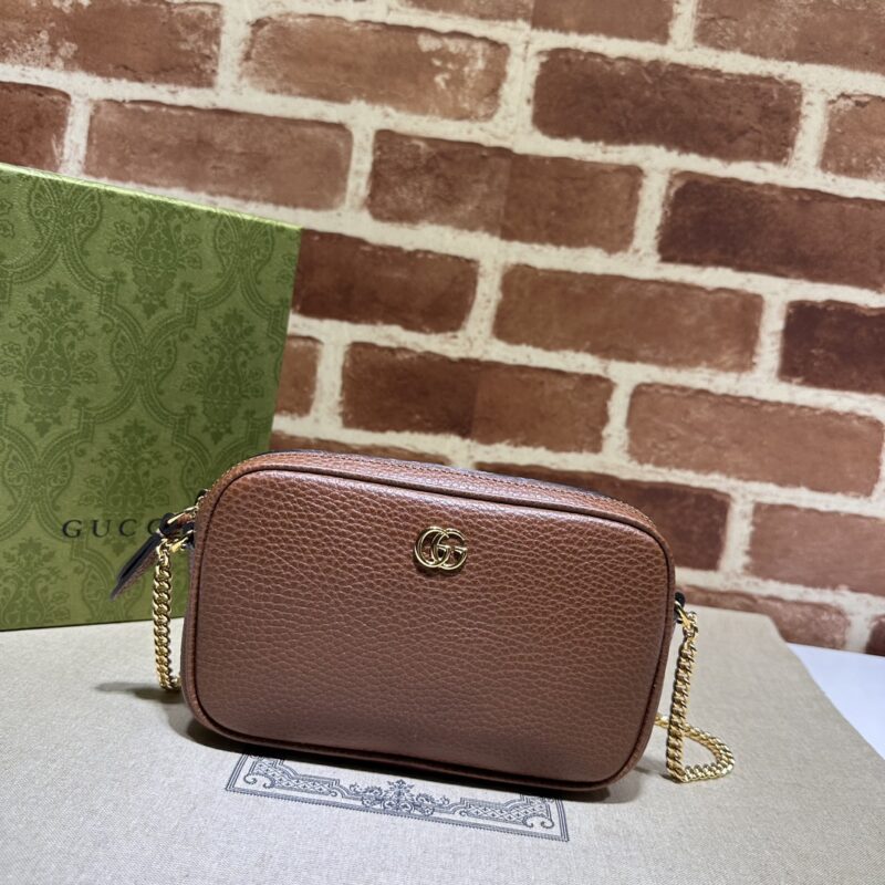 GUCCI 专柜品质，顶级原单货，实物实拍！款号772759棕色