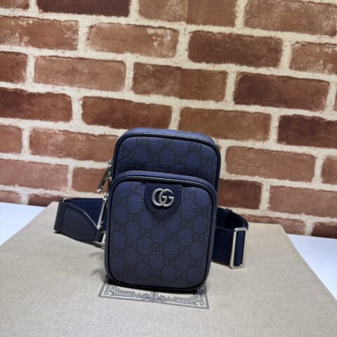 GUCCI 专柜品质，顶级原单货，实物实拍！款号752565深蓝pvc