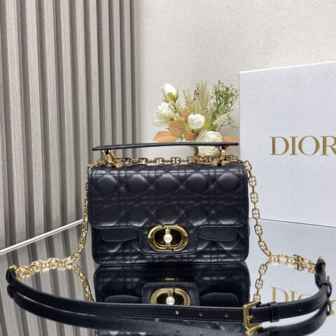 DIOR Jolie 珍珠手提包 型号：9271「黑色」小号