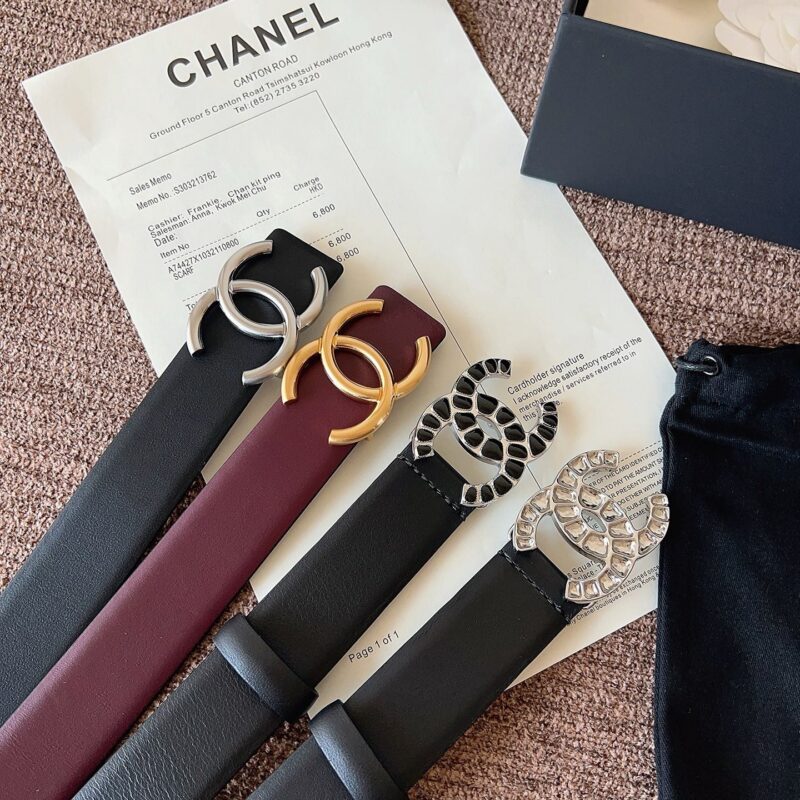 CHANEL 3.0小香女装腰带 双面进口头层原版小牛皮