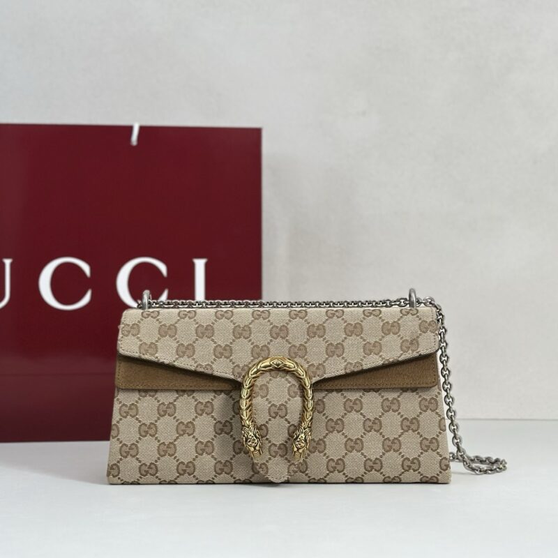 GUCCI 专柜品质，顶级原单货，实物实拍！款号874735浅杏布