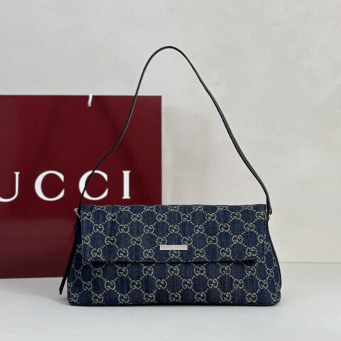 GUCCI 专柜品质，顶级原单货，实物实拍！款号874744深兰牛