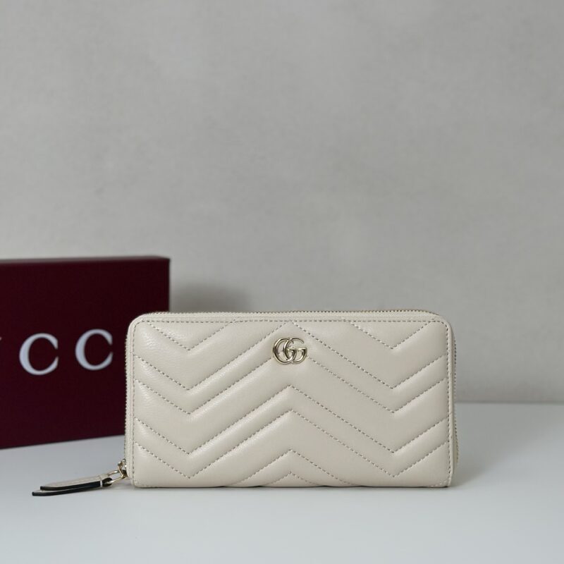GUCCI 专柜品质，顶级原单货，实物实拍！837758米白羊皮