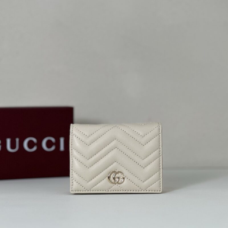 GUCCI 专柜品质，顶级原单货，实物实拍！466492米白羊皮