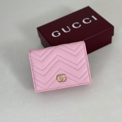 GUCCI 专柜品质，顶级原单货，实物实拍！466492贝儿粉羊皮
