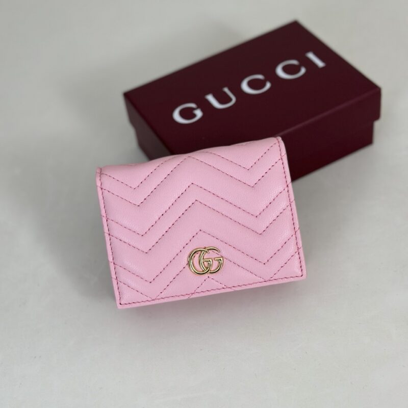 GUCCI 专柜品质，顶级原单货，实物实拍！466492贝儿粉羊皮