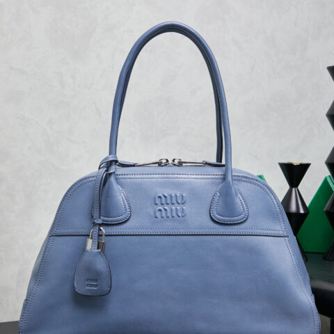 MIUMIU 新品爆款Vivant保龄球包 5BB196 蓝色