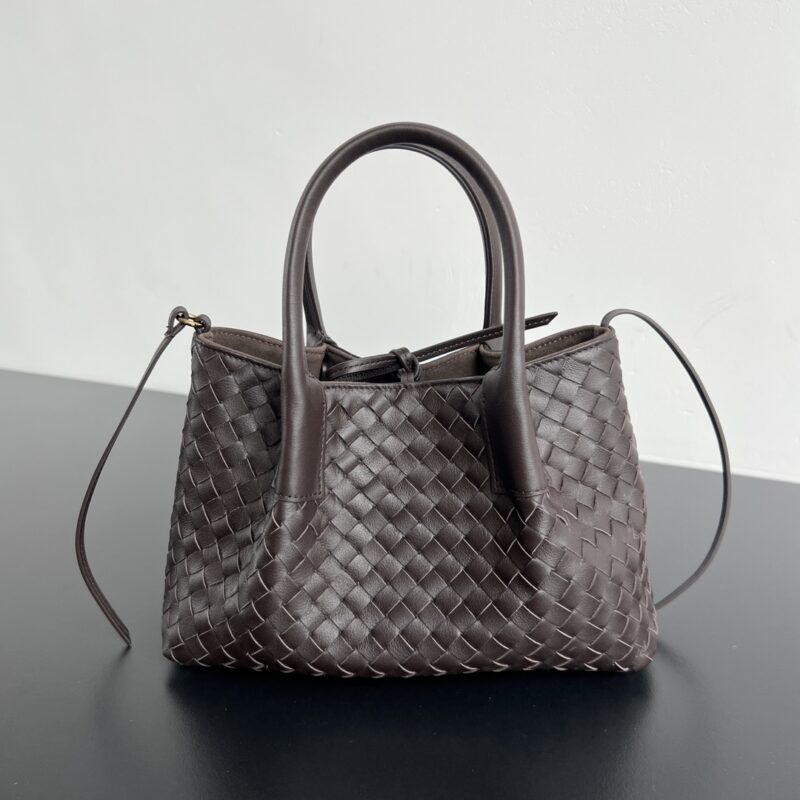 BV Pinacoteca小号托特手袋 819004 黑棕