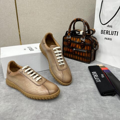 BERLUTI  Trainer皮革运动鞋