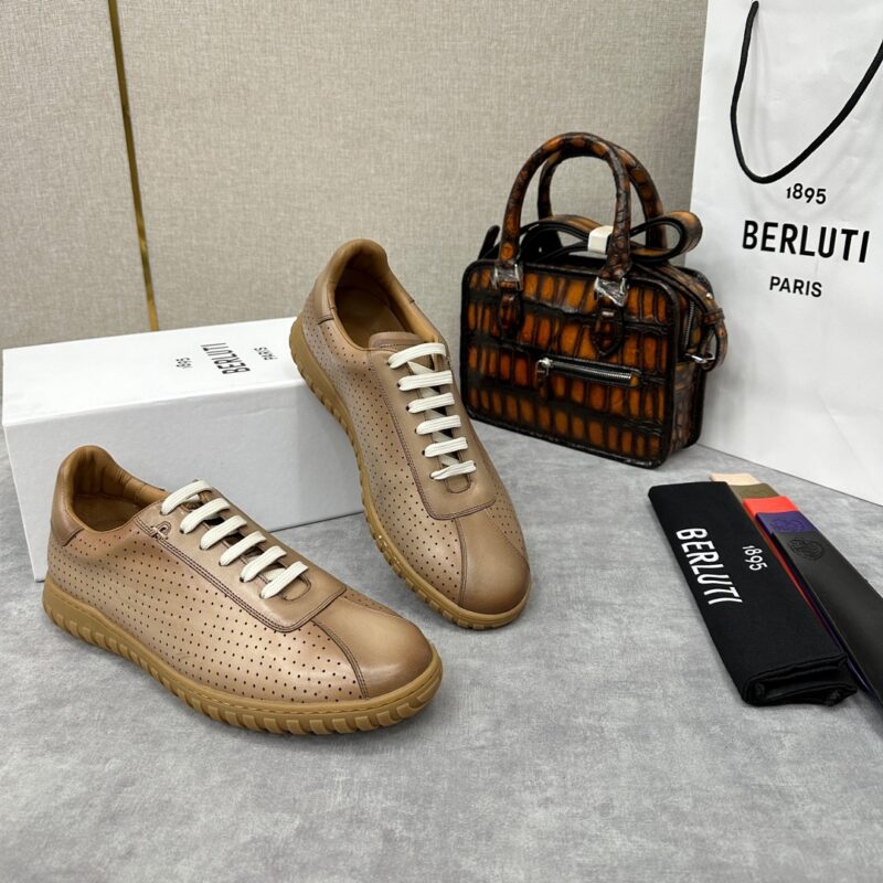BERLUTI  Trainer皮革运动鞋