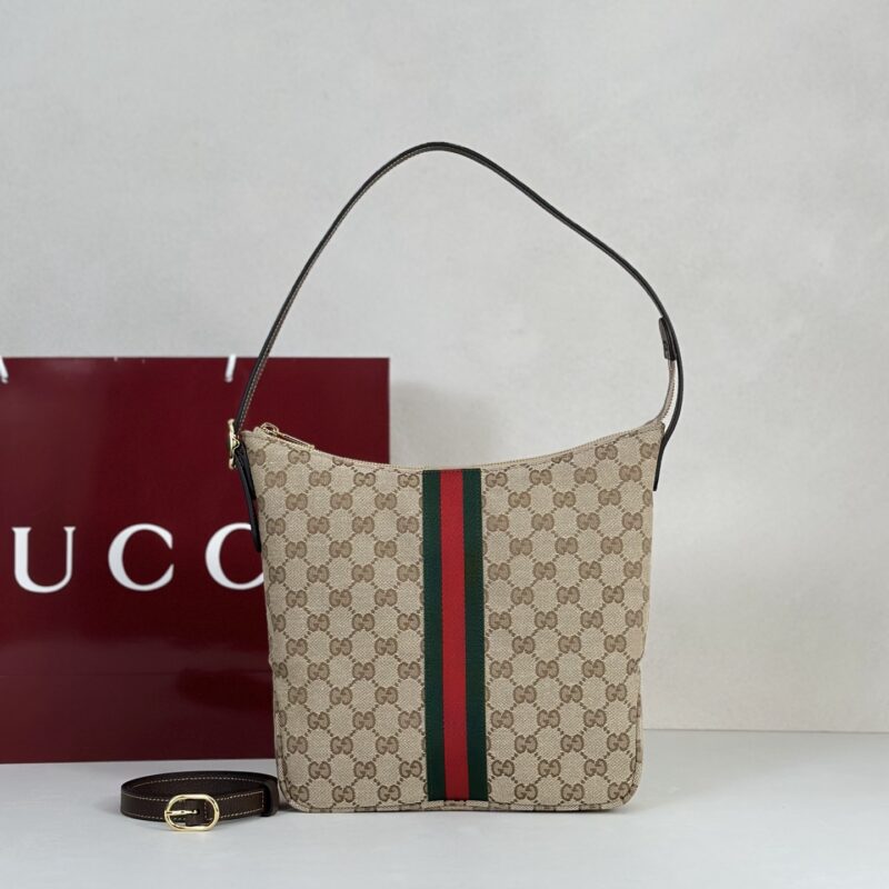 GUCCI 专柜品质，顶级原单货，实物实拍！款号875117浅杏布