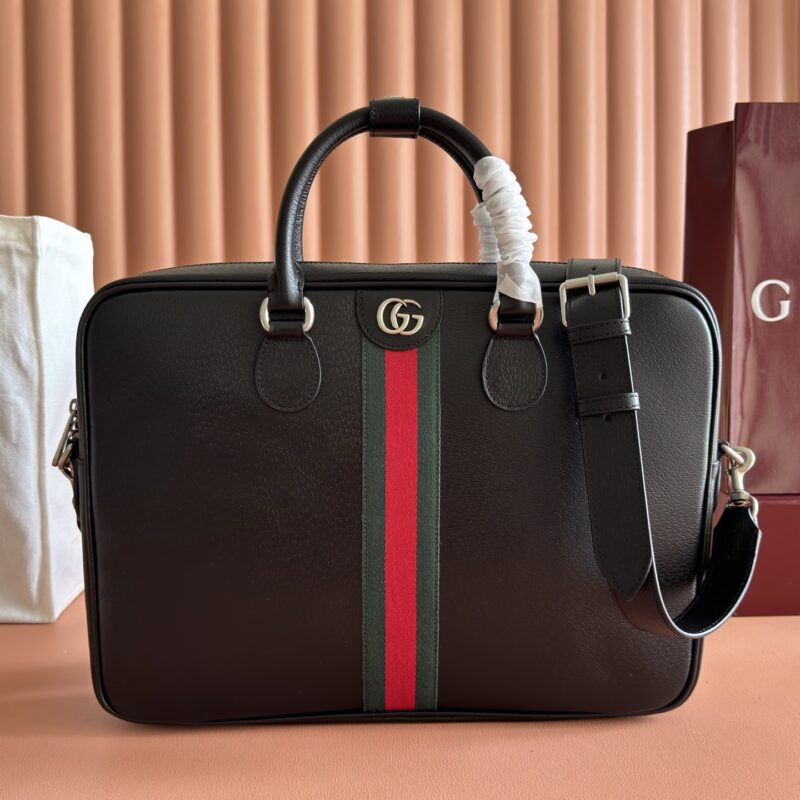 GUCCI Ophidia系列革新蕴聚黑色配色与精致皮革 型号:834461 黑色全皮