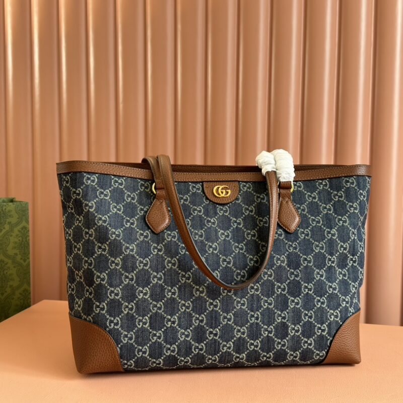 GUCCI Ophidia 购物袋 款号631685牛仔