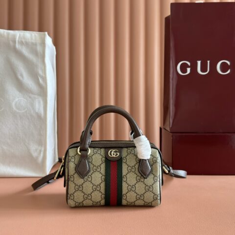 GUCCI Ophidia系列 型号：838478 棕/pvc