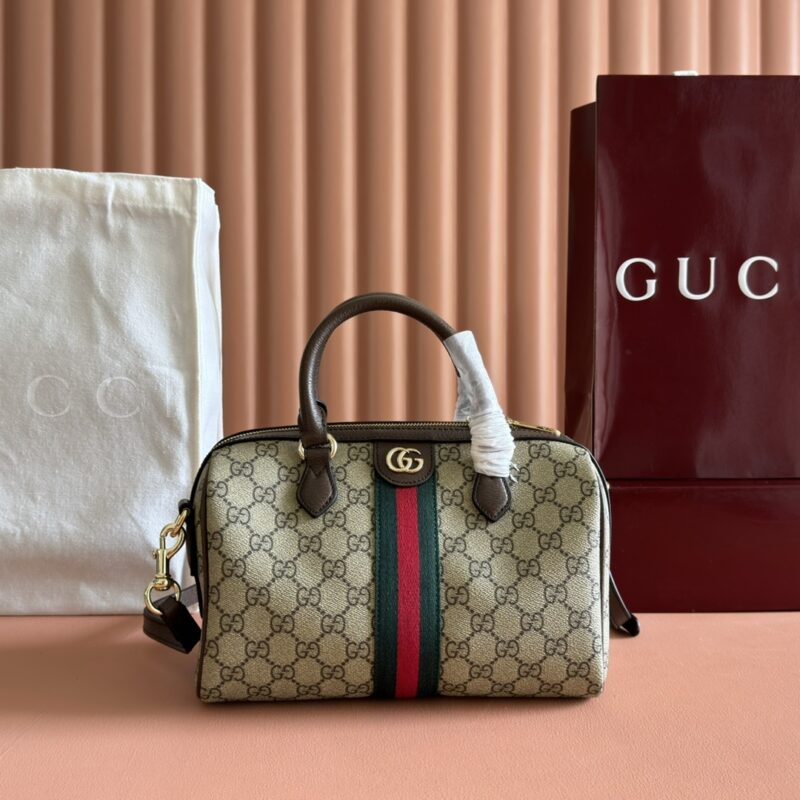 GUCCI Ophidia系列 型号:836825 啡棕/PVC