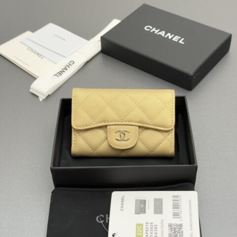 CHANEL 小香进口意大利皮 AP0219 金色细球纹金色钢唛