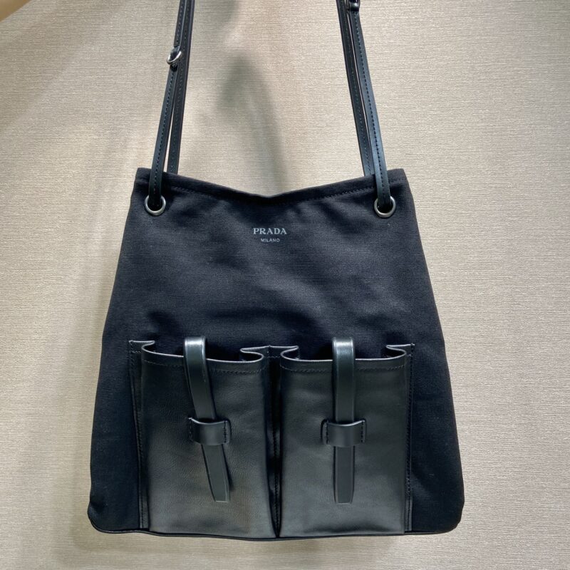 PRADA 新款托特包🎉1BC293帆布/皮