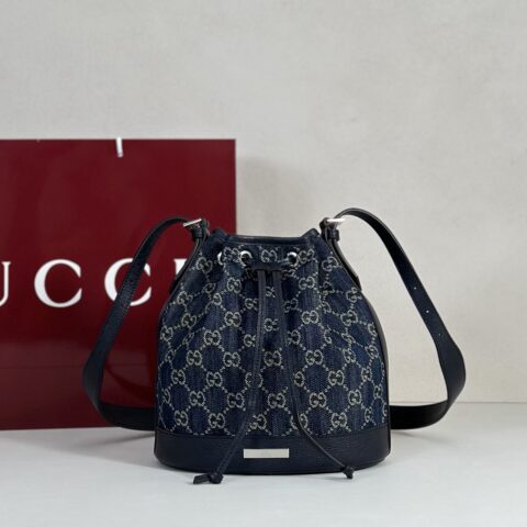 GUCCI 专柜品质，顶级原单货，实物实拍！款号875237深蓝牛仔