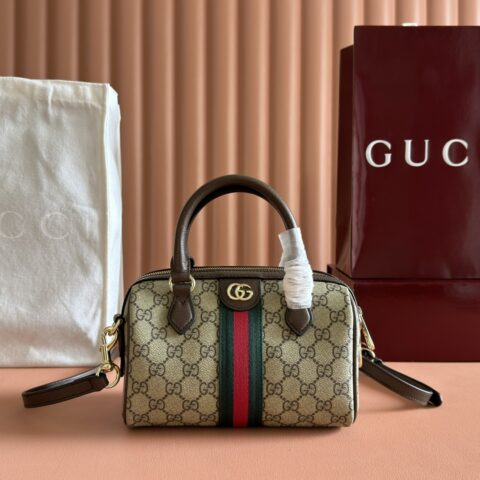 GUCCI Ophidia系列 型号:841294 啡棕/pvc