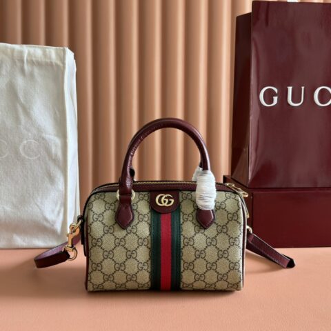 GUCCI Ophidia系列 型号:841294 啡棕/pvc
