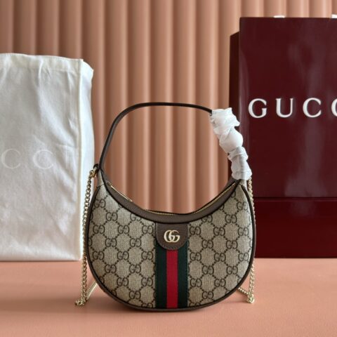 GUCCI Ophidia系列 型号：838463 棕/pvc