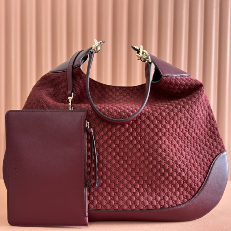 GUCCI  Body双锁扣中号肩背包 型号：815924 绿色绒压花/原厂皮