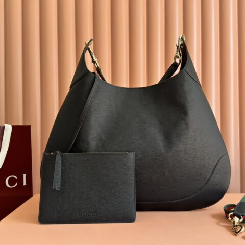 GUCCI Body双锁扣中号肩背包 型号:815924 帆布克皮/原厂皮
