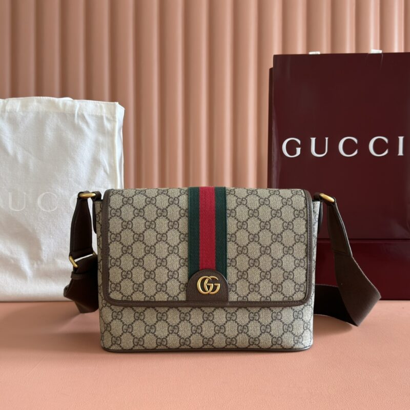 GUCCI Ophidia系列 型号:834467 啡棕/pvc