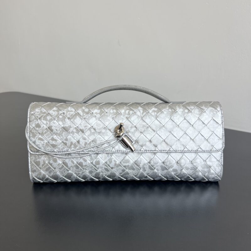 BV 长款手拿包 Clutch 741511 银色
