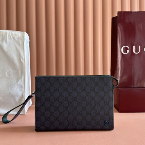GUCCI 饰GG细节手拿包 型号:768255
