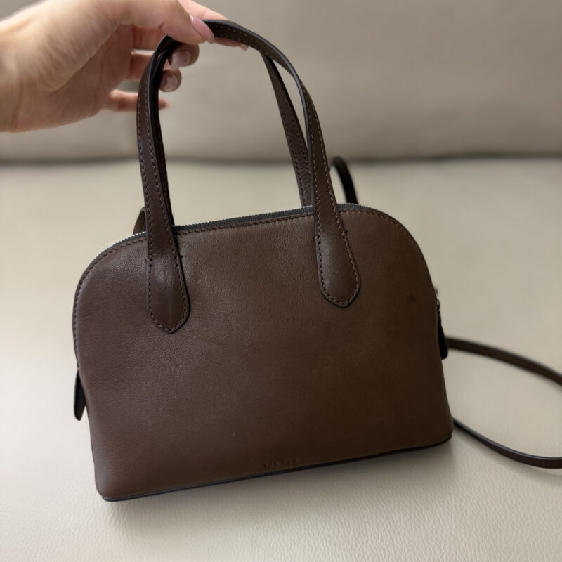 THE ROW Mini Ingrid Bag 型号：TR1214 摩卡棕