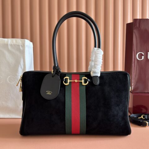 GUCCI Borsetto系列 型号：866734 黑磨砂全皮