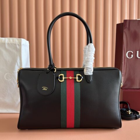 GUCCI Borsetto系列 型号:866734 黑色全皮
