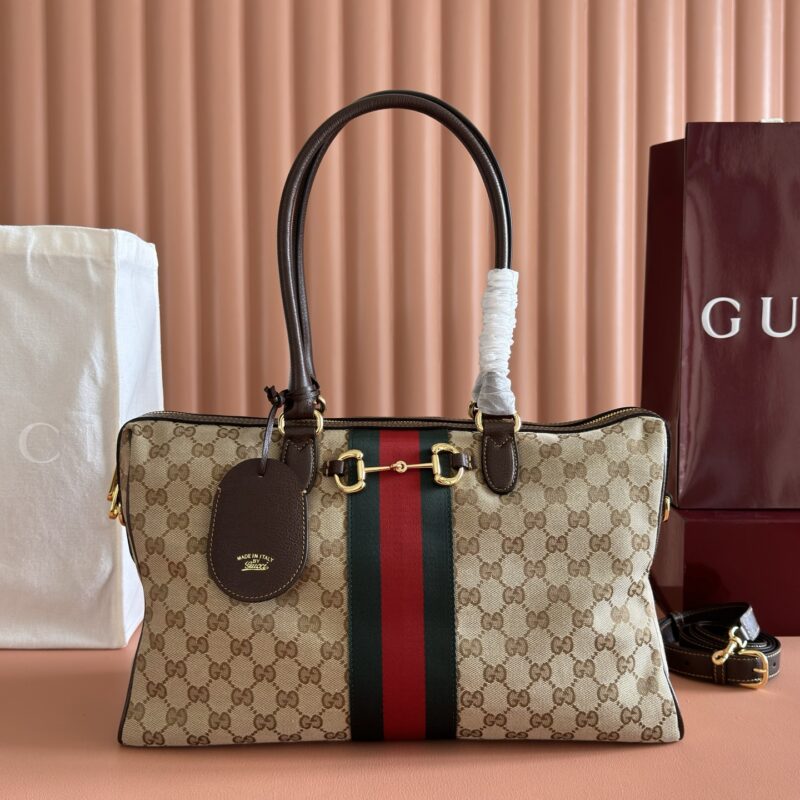 GUCCI Borsetto系列 型号:866734 啡色全皮