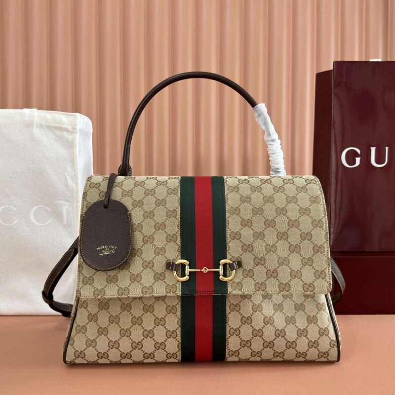 GUCCI Generation 系列深入探索品牌的典藏元素 型号：875019  杏布/棕色