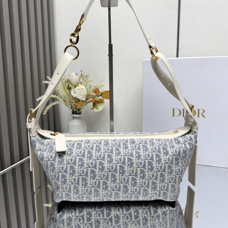 DIOR Journey系列 型号：2416 小号 蓝色酒椰草