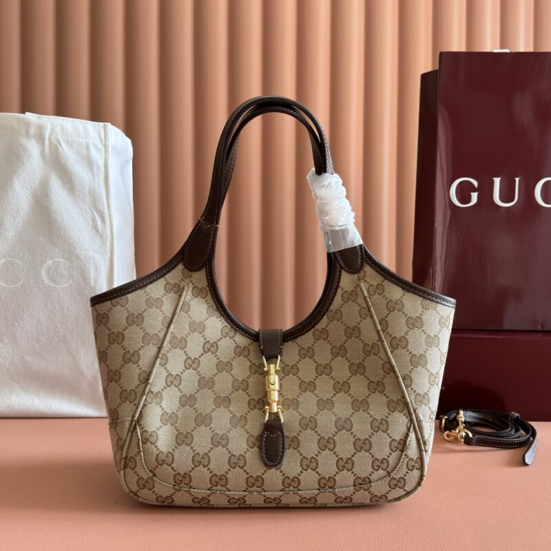 GUCCI 托特包甄选软皮打造 型号:866646 棕色/全皮