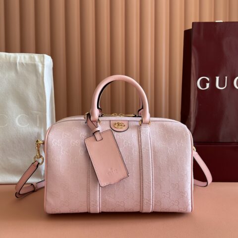 GUCCI Ophidia系列 型号：857595 粉色/帆布