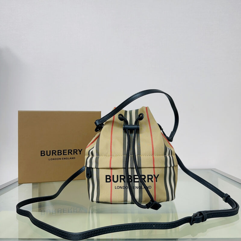 Burberry Bur收纳小水桶搭配格纹元素 型号1151