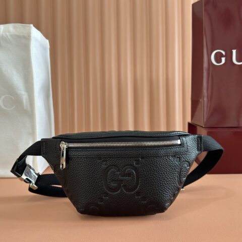GUCCI 超级双G小号腰包 型号:658582 克/压G原厂皮