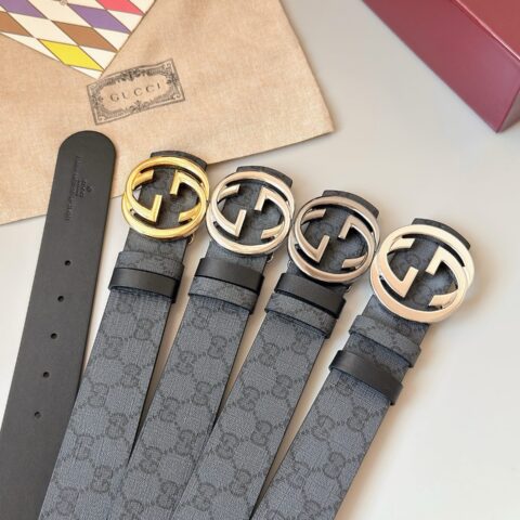 LV 古驰男士皮带的设计简约时尚宽度4cm