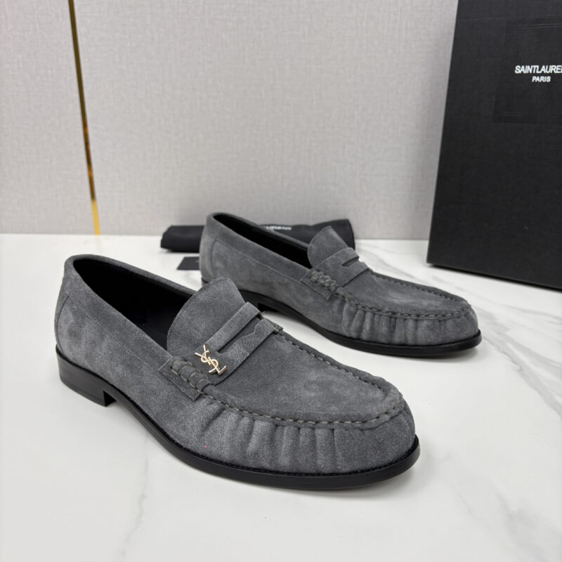YSL 男士摩登商务休闲套脚皮鞋
