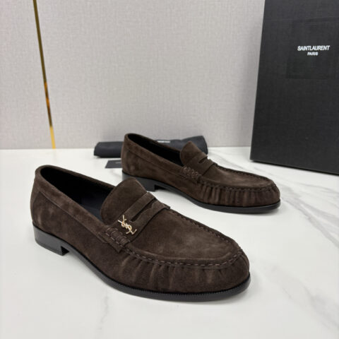 YSL 男士摩登商务休闲套脚皮鞋
