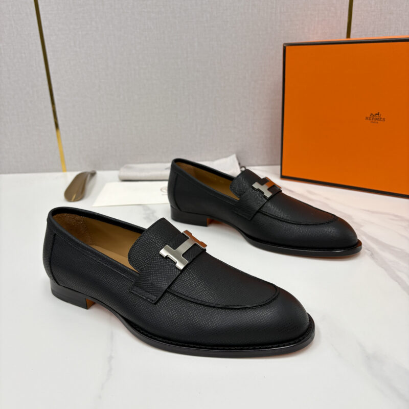 HERMES 新品Paris乐福鞋皮鞋