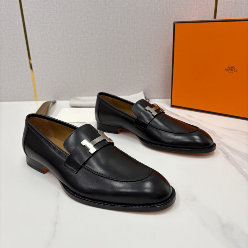 HERMES 新品Paris乐福鞋皮鞋