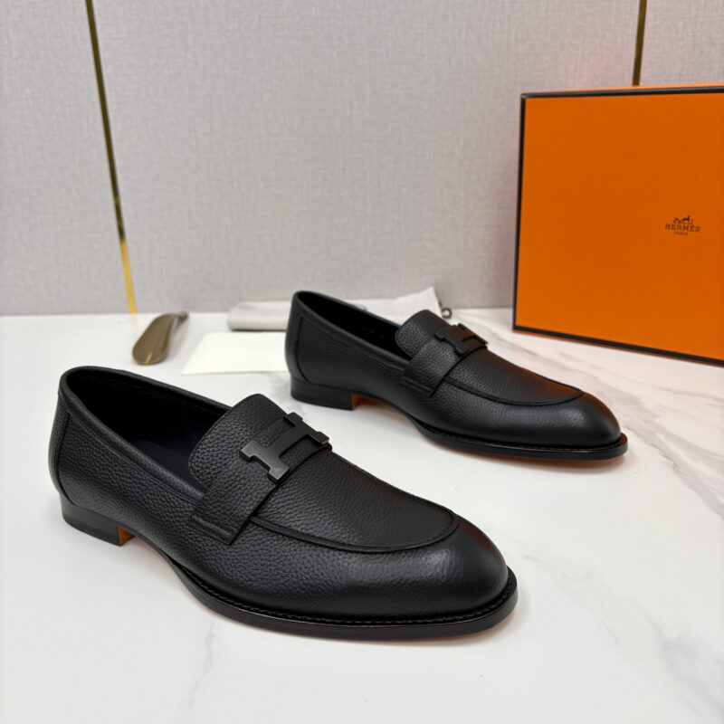 HERMES 新品Paris乐福鞋皮鞋